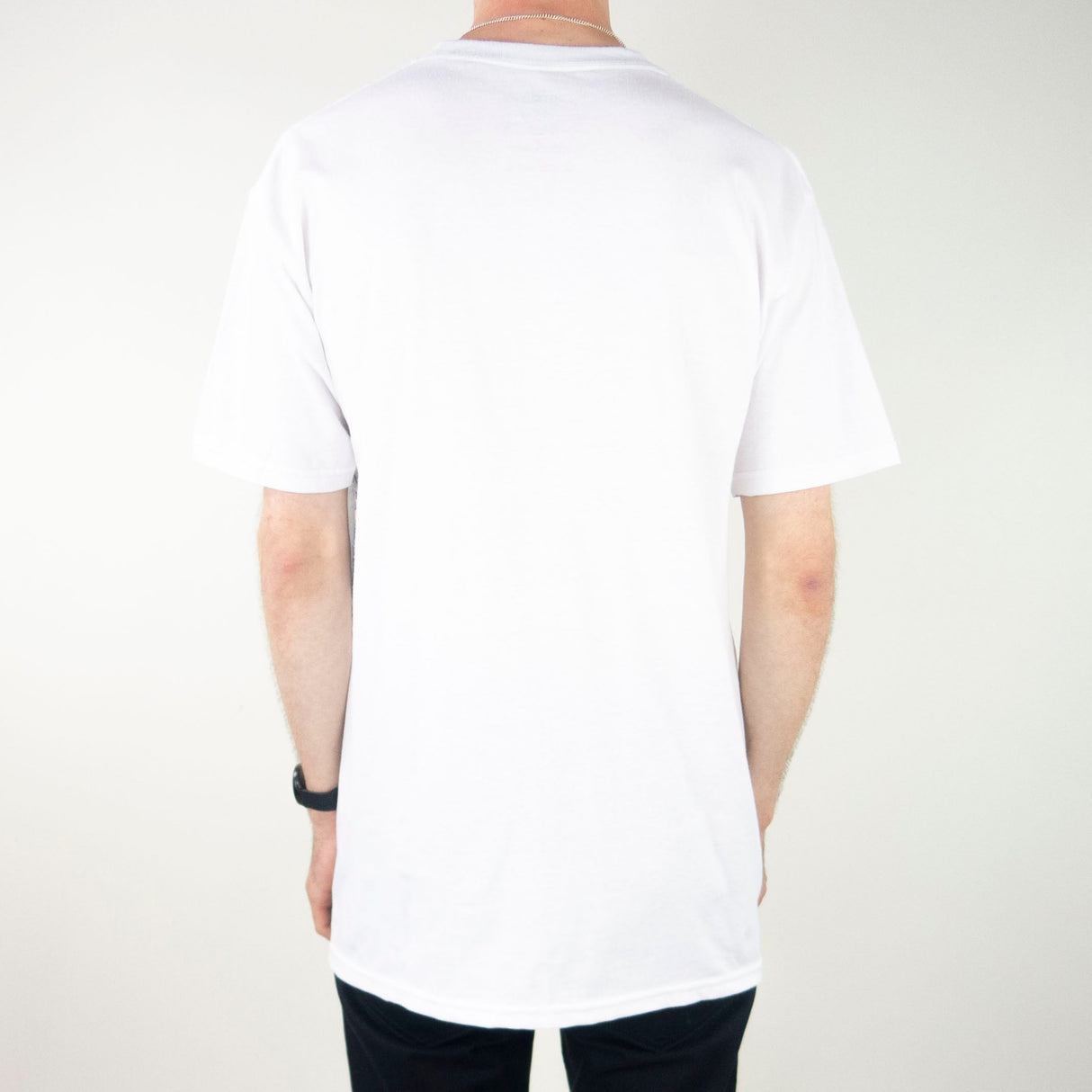 Krooked Krkd Moonsmile T-Shirt - White / Blue