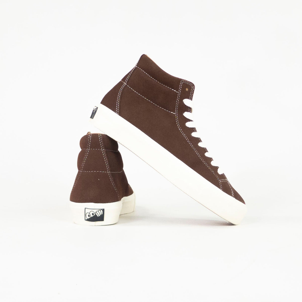 Last Resort AB VM003 Suede Hi - Choc Brown / White