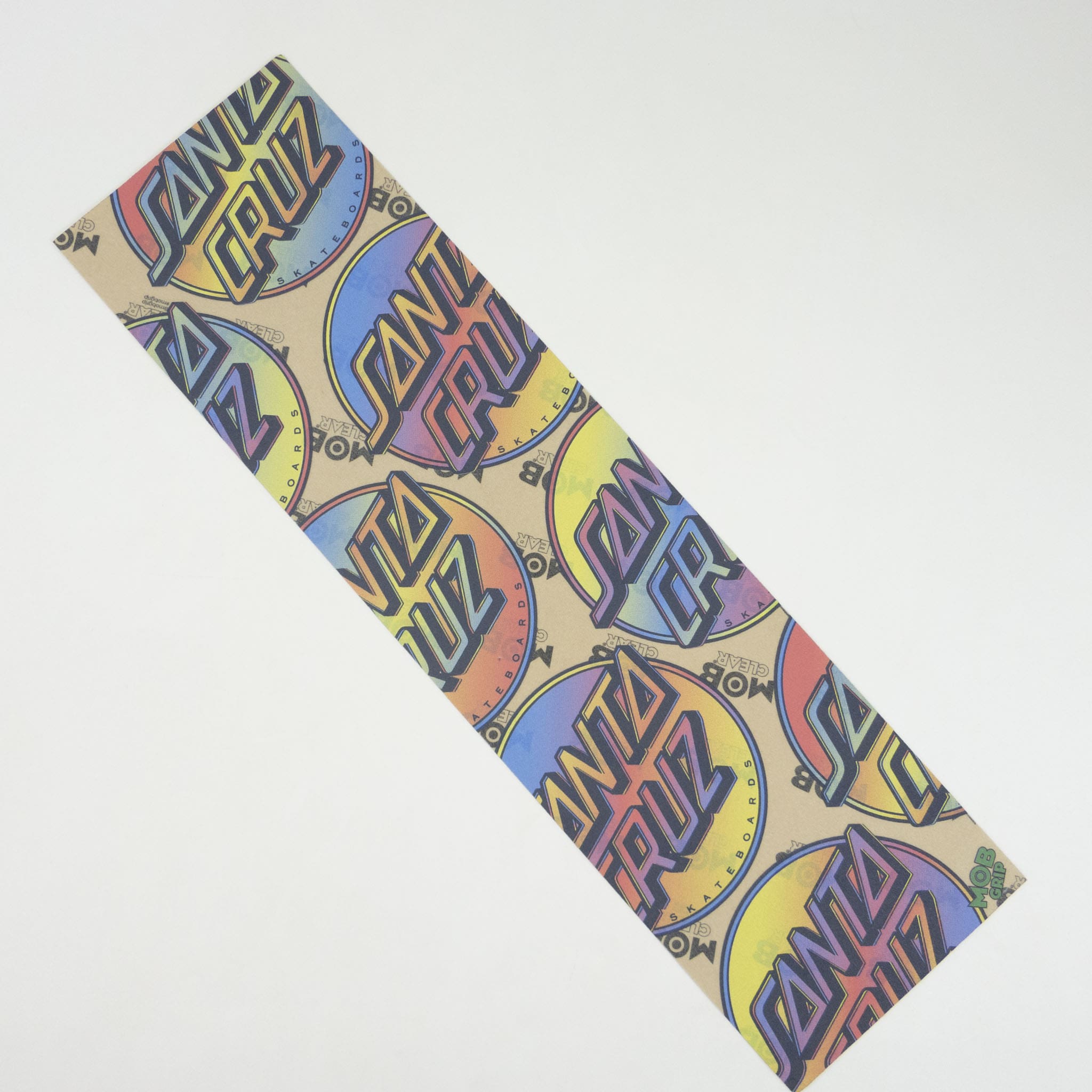 Mob x Santa Cruz Reissues Grip Strips CLEAR Grip Tape – No Comply