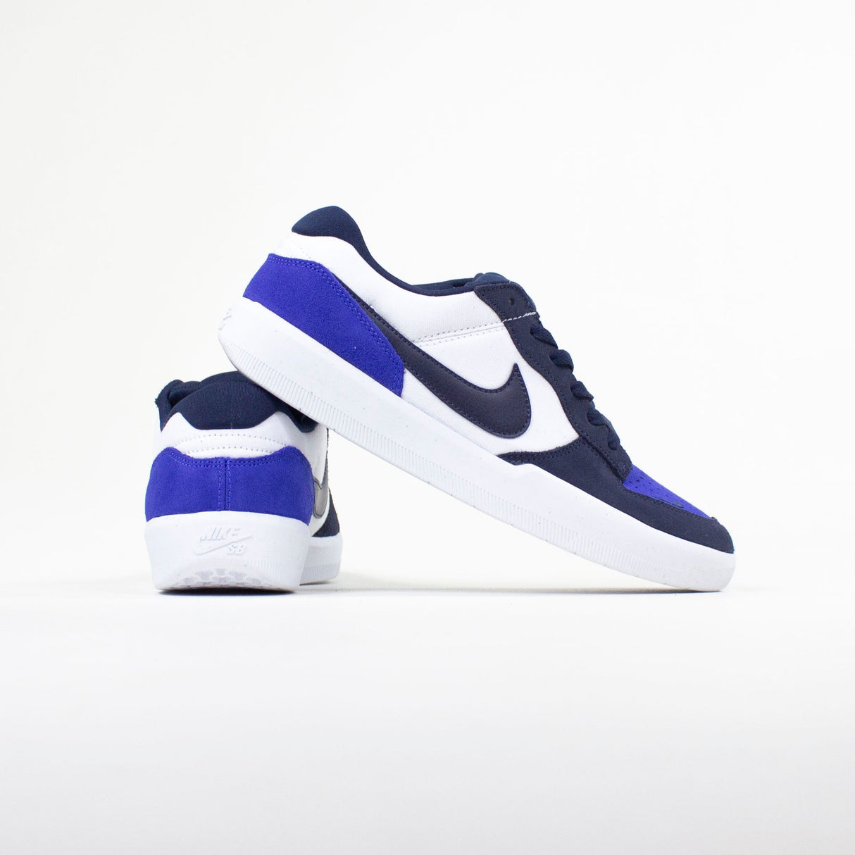 Nike SB Force 58 Shoes - Obsidian / Obsidian-White-Hyper Royal (401)