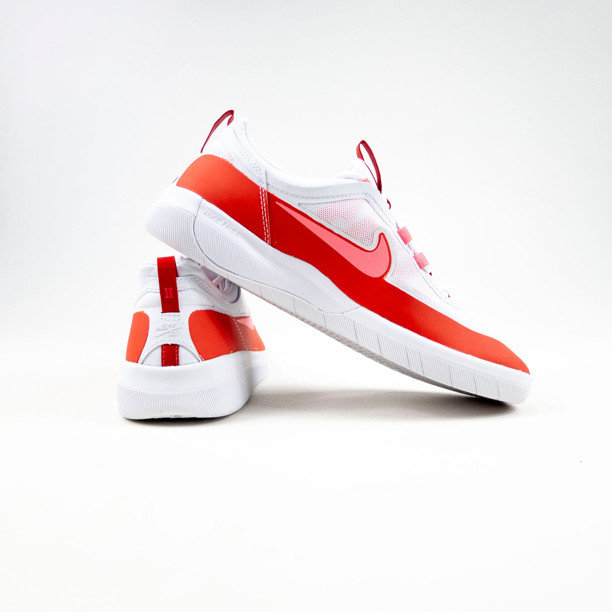 Nike SB Nyjah Free 2 Shoes - Lobster/Pink Gaze-Lobster-White (600)