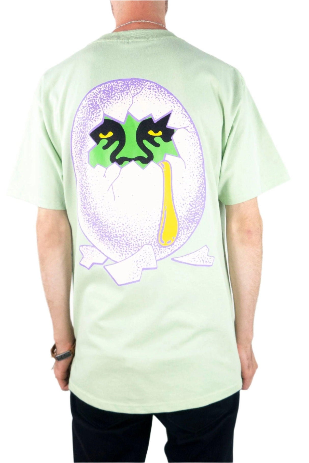 OBEY Broken Yolk T-Shirt - Cucumber