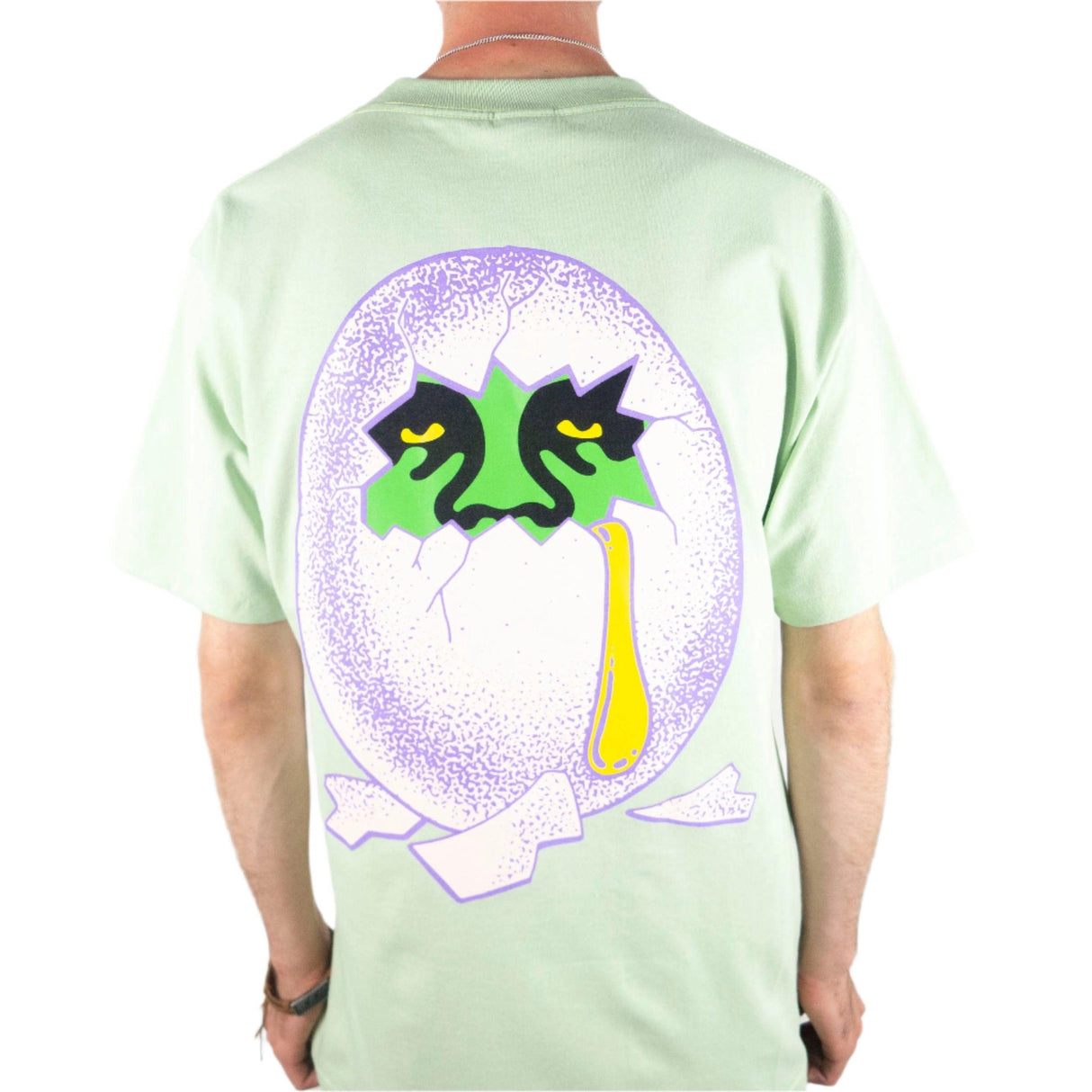OBEY Broken Yolk T-Shirt - Cucumber