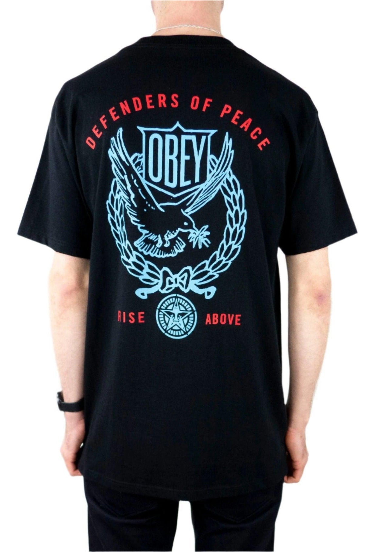 OBEY Defenders Of Peace Dove T-Shirt - Black