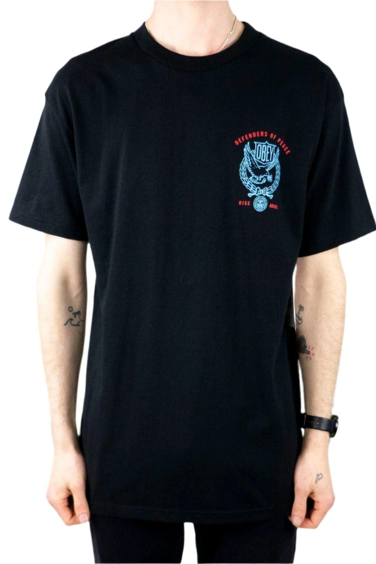 OBEY Defenders Of Peace Dove T-Shirt - Black