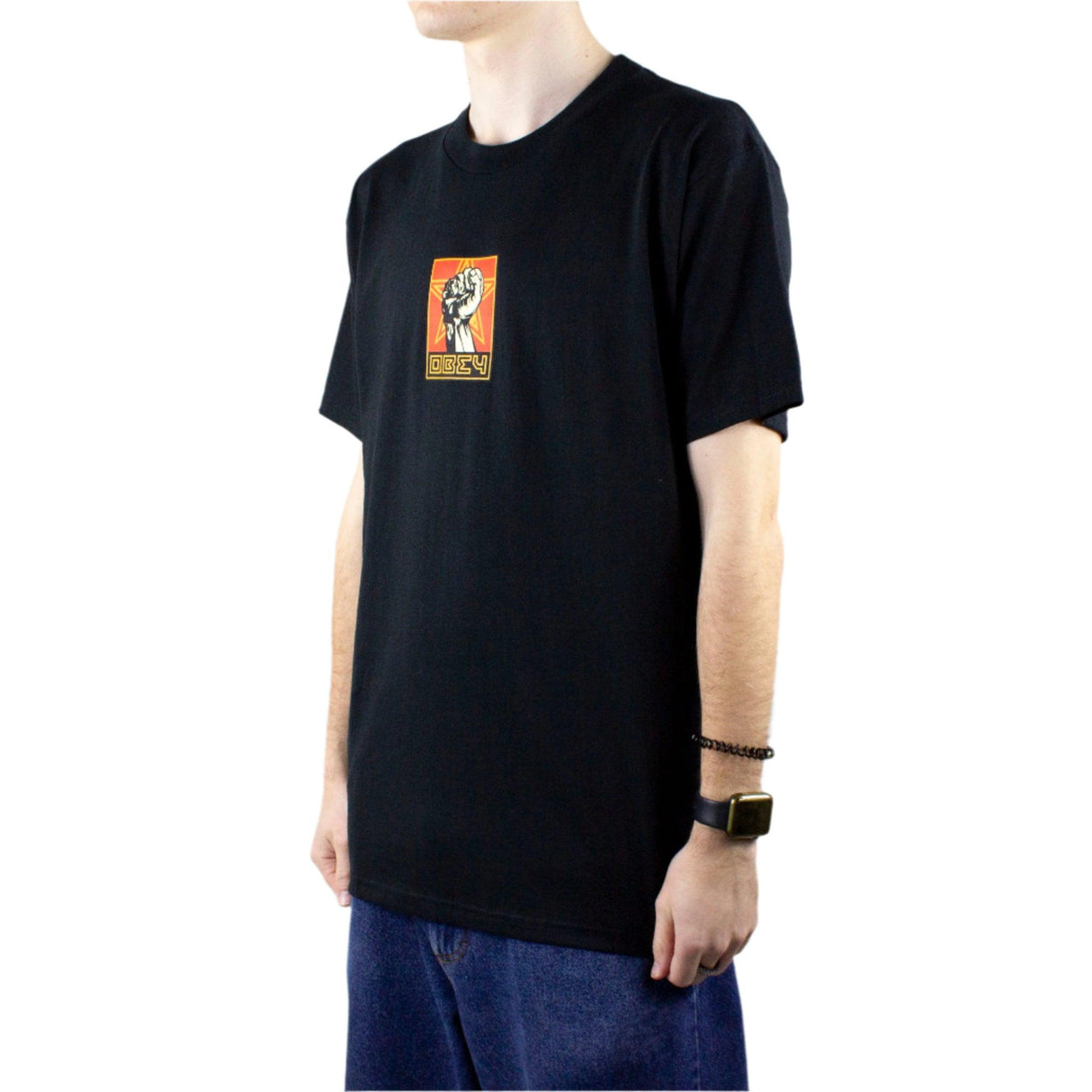 OBEY Fist T-Shirt - Black