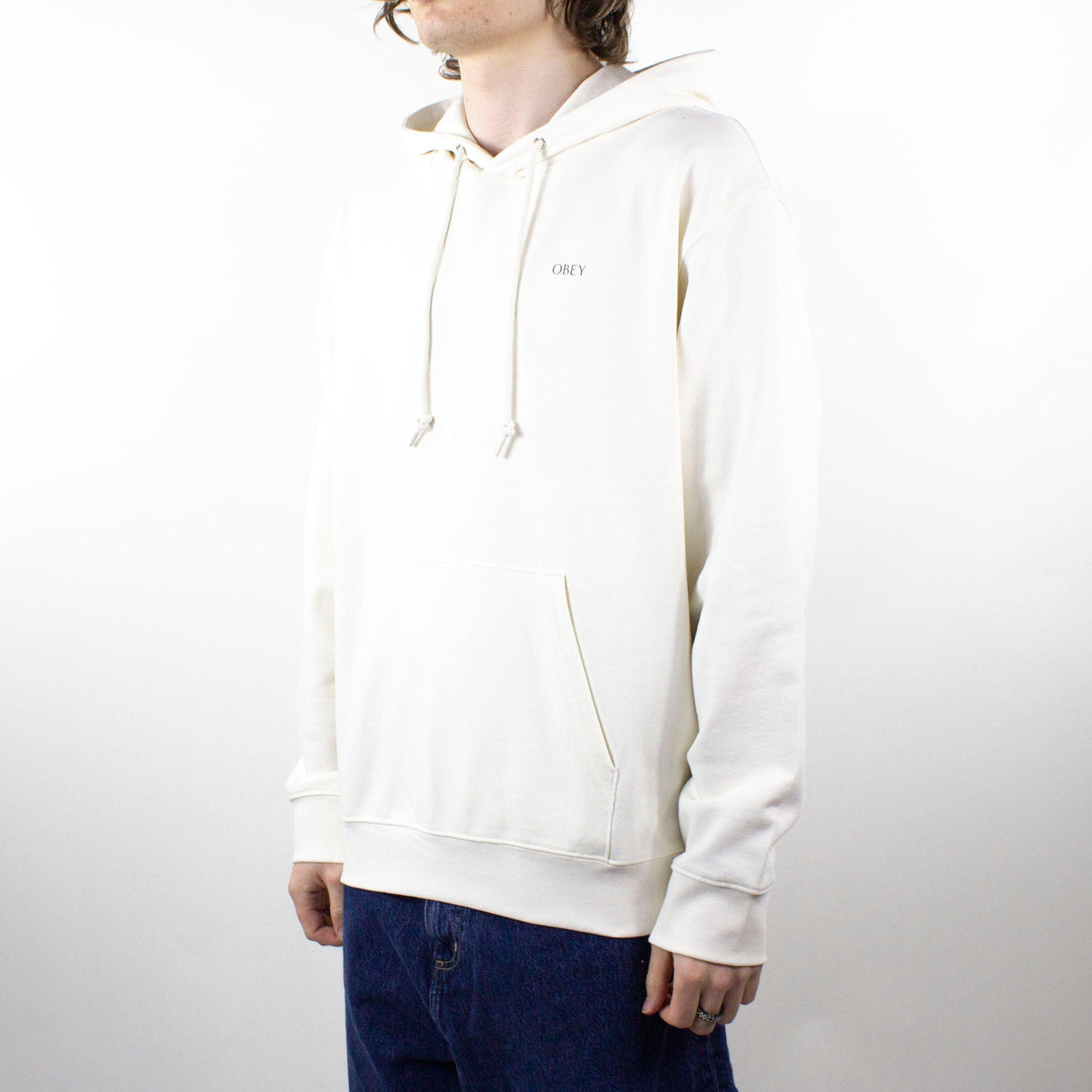OBEY Peace Dove Blue Hoodie - Unbleached
