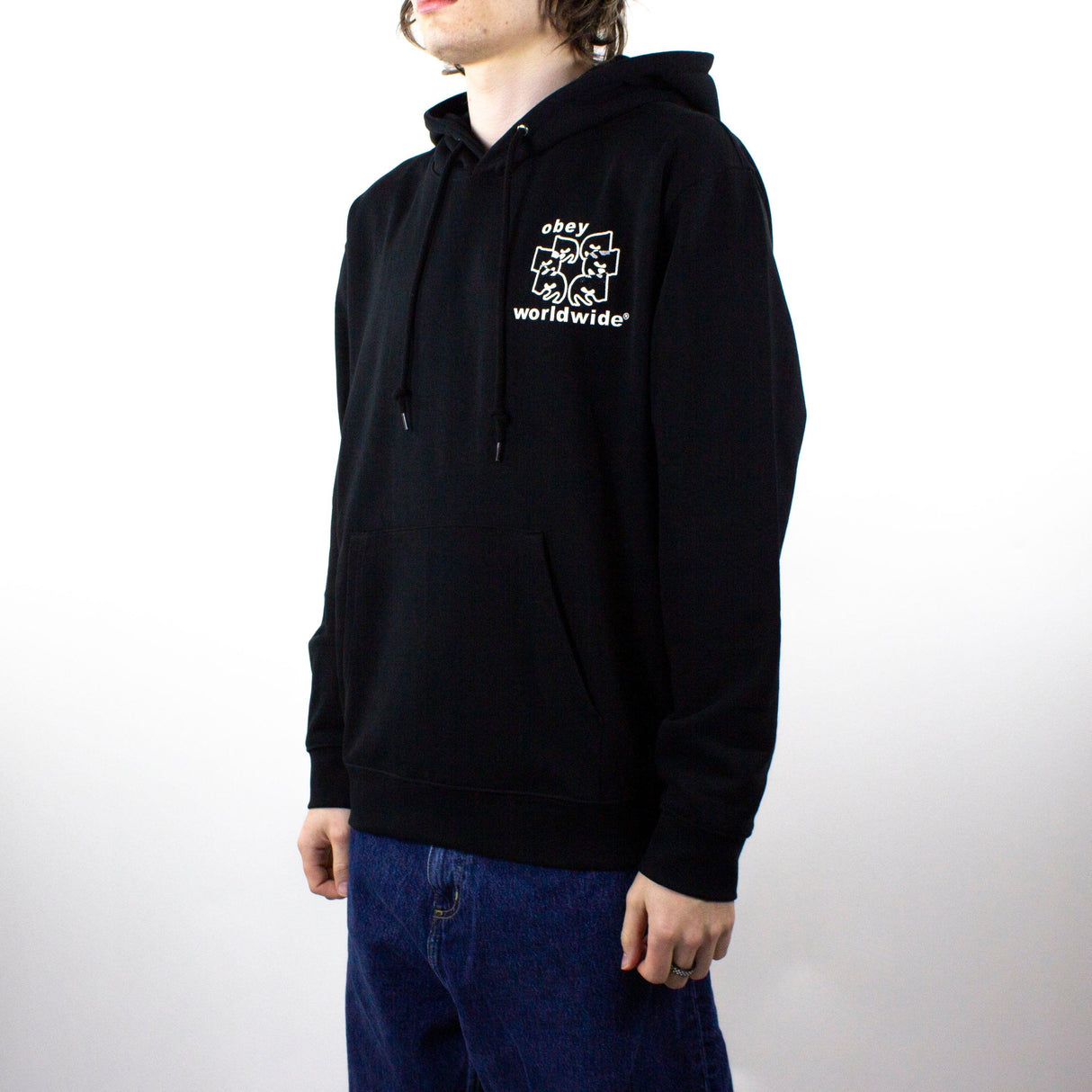OBEY Worldwide Eyes Hoodie - Black