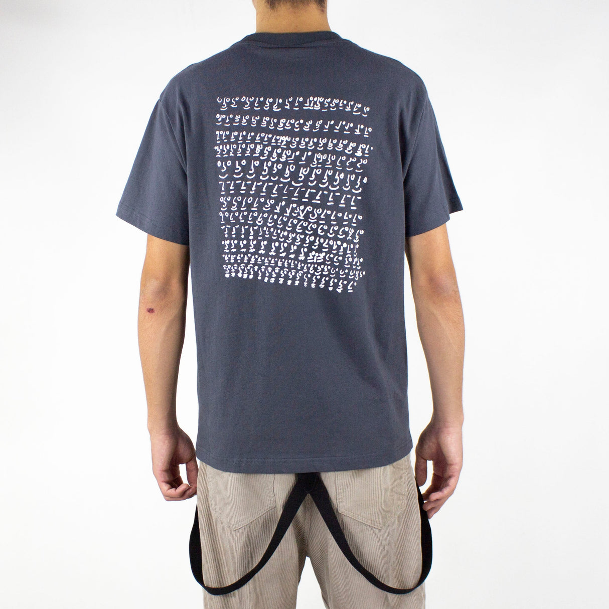 Pass Port Many Faces T-Shirt - Tar