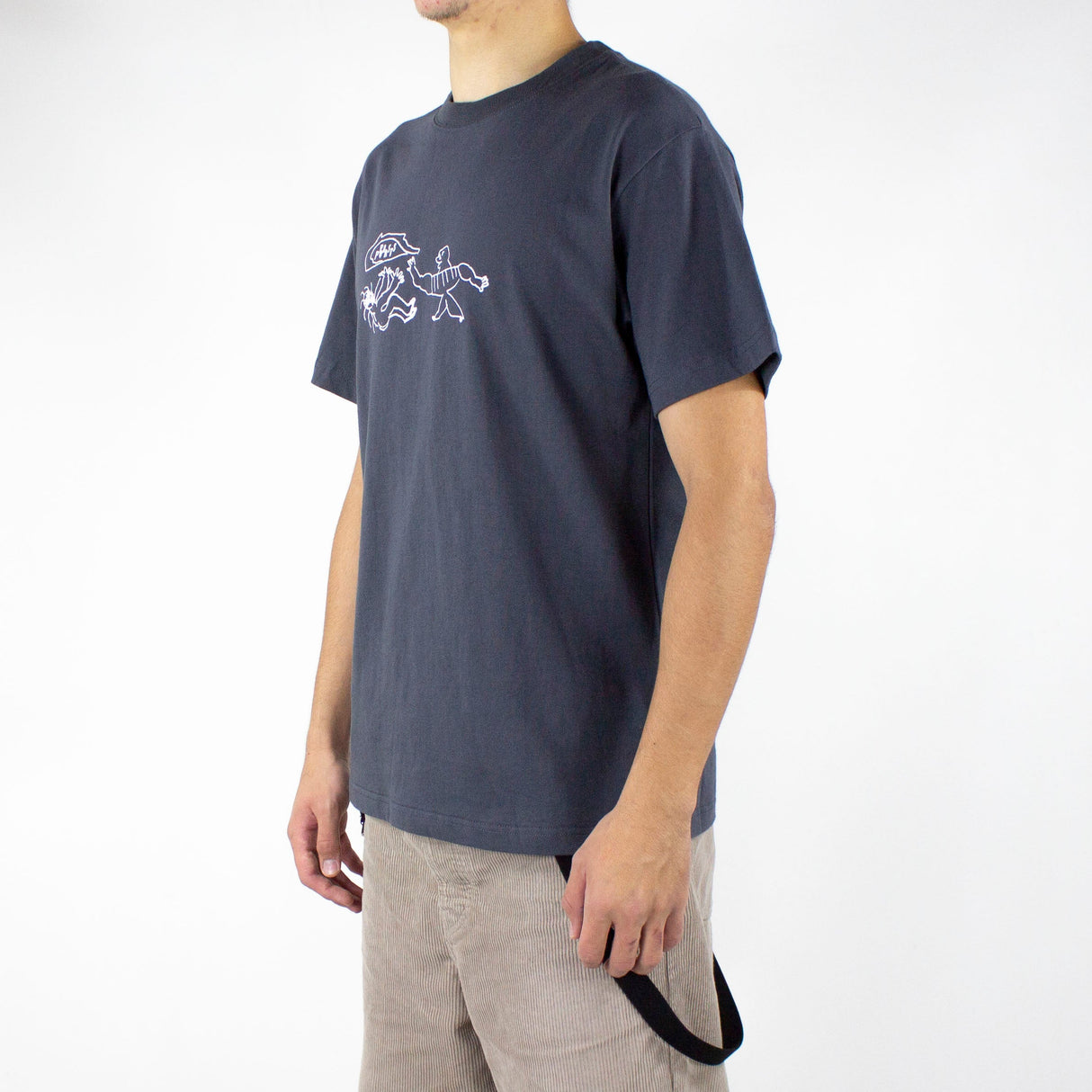 Pass Port Many Faces T-Shirt - Tar