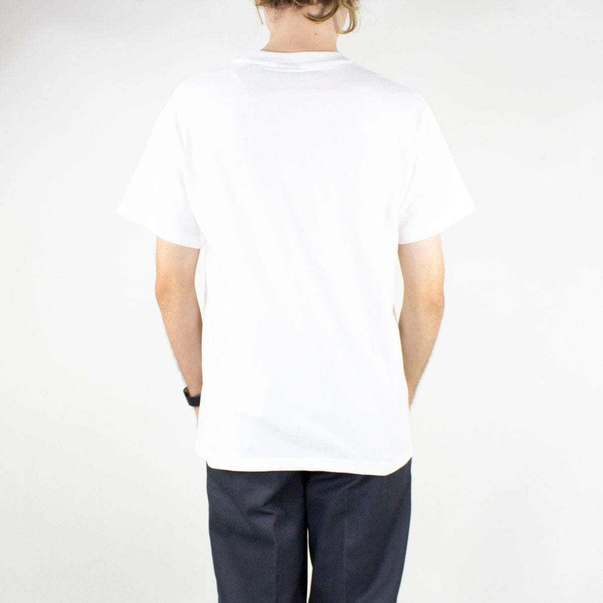 Pass Port Sham Embroidery T-Shirt - White