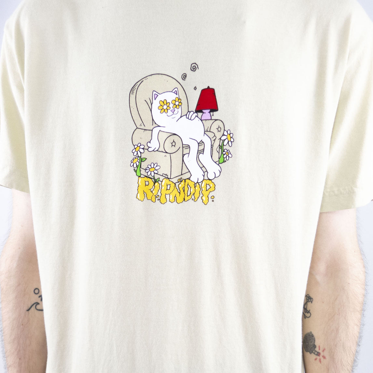 RIPNDIP 2 Moods T-Shirt - Tan