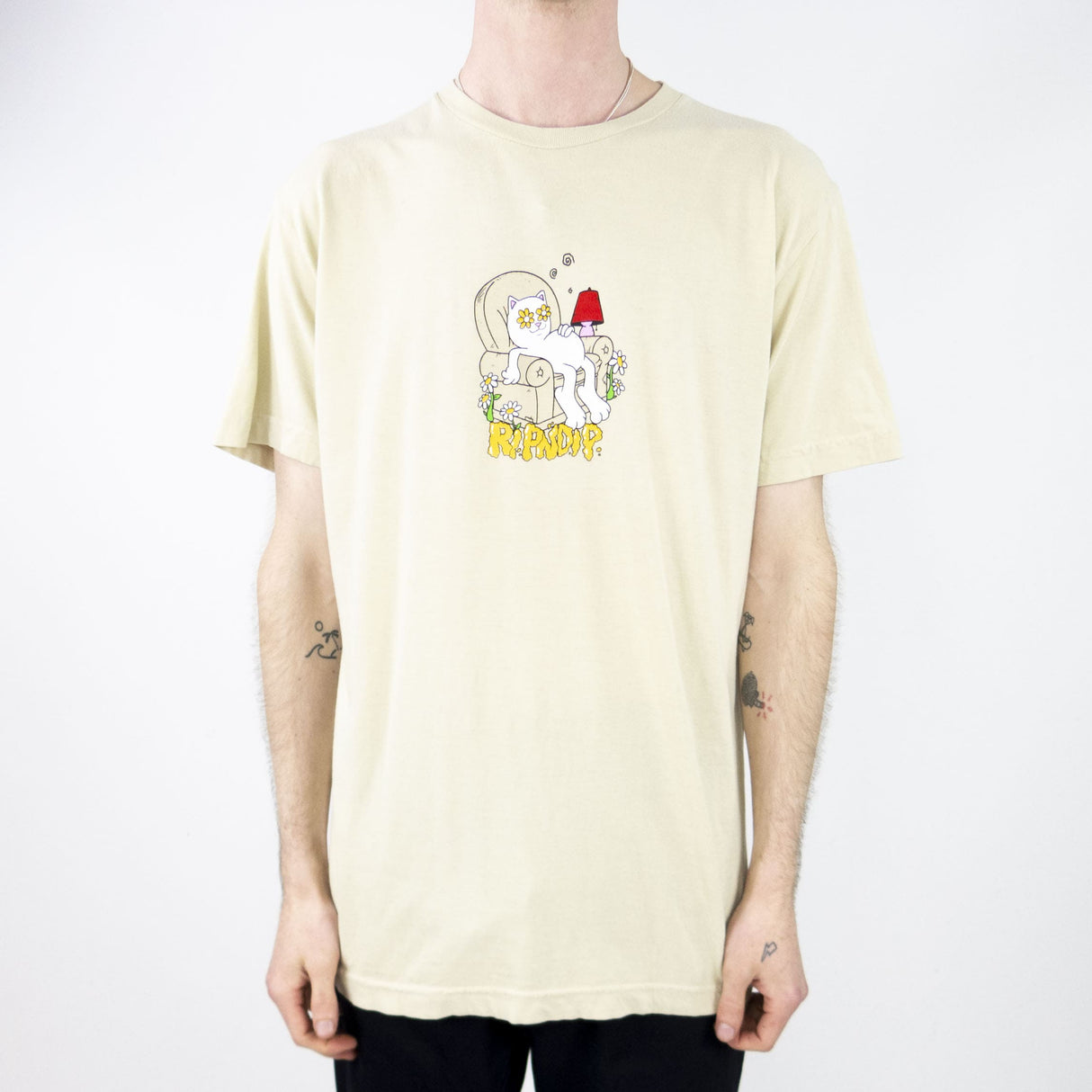 RIPNDIP 2 Moods T-Shirt - Tan