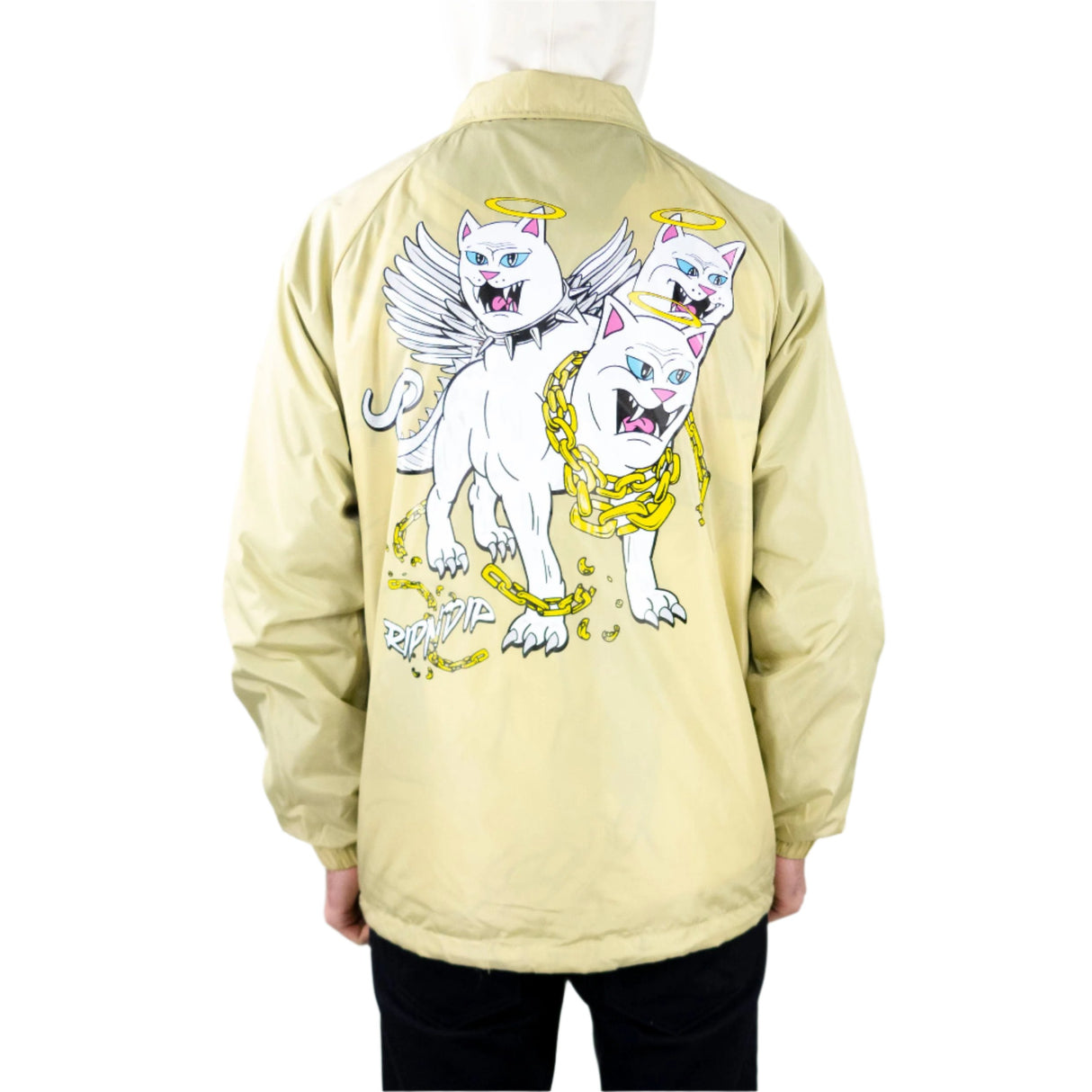 RIPNDIP 3 Heads Coach Jacket - Khaki