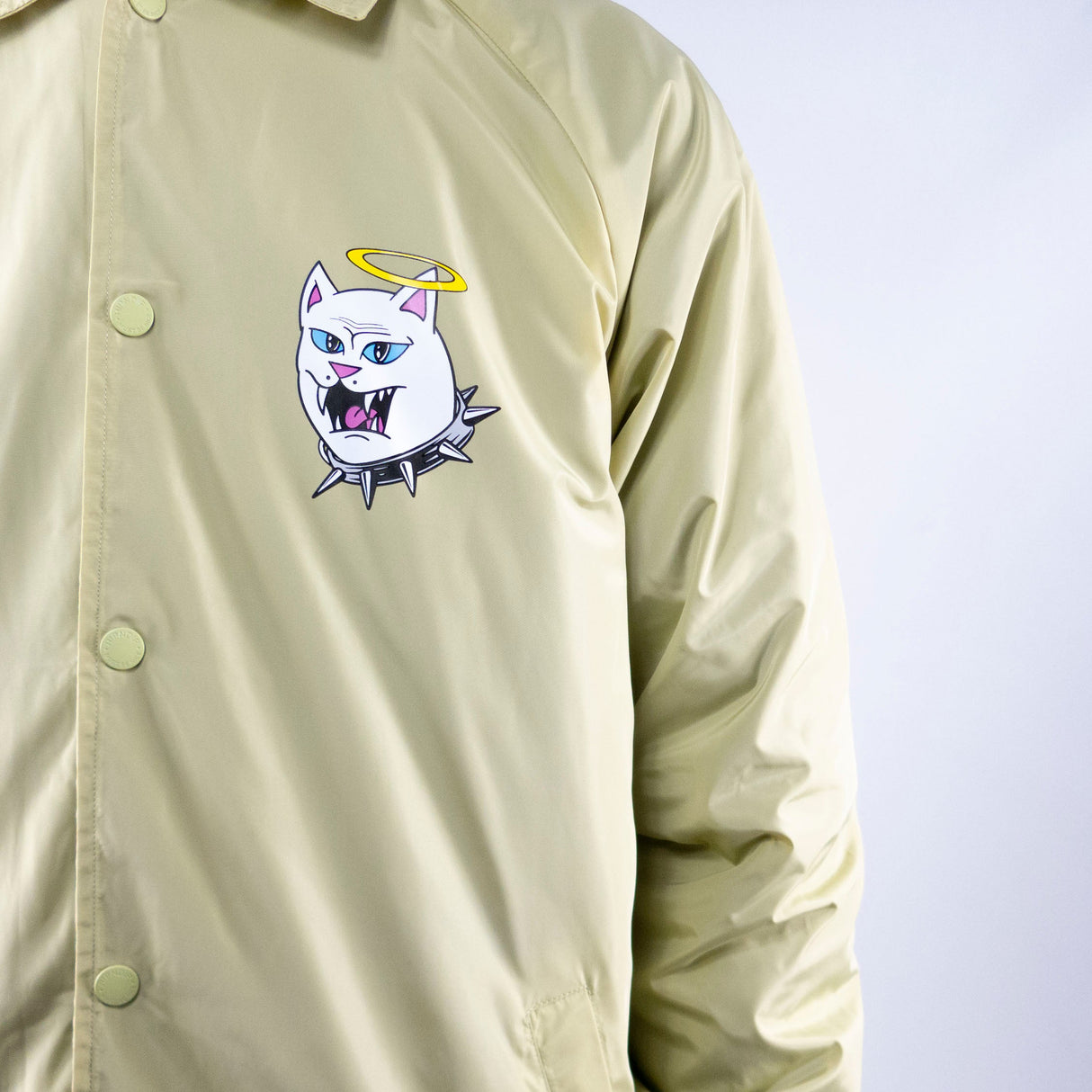 RIPNDIP 3 Heads Coach Jacket - Khaki