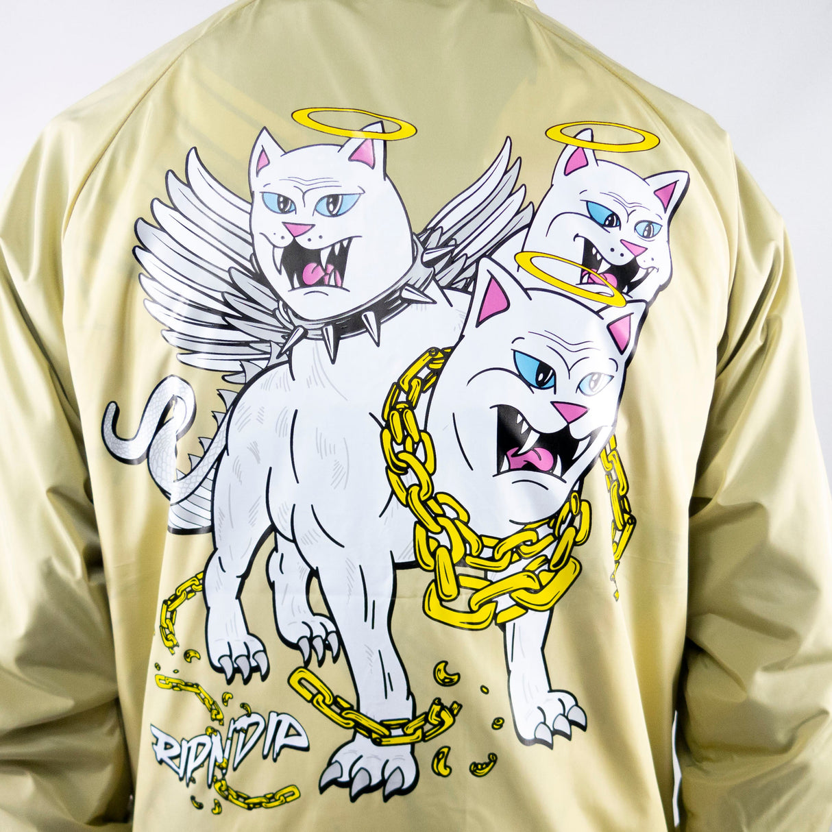 RIPNDIP 3 Heads Coach Jacket - Khaki