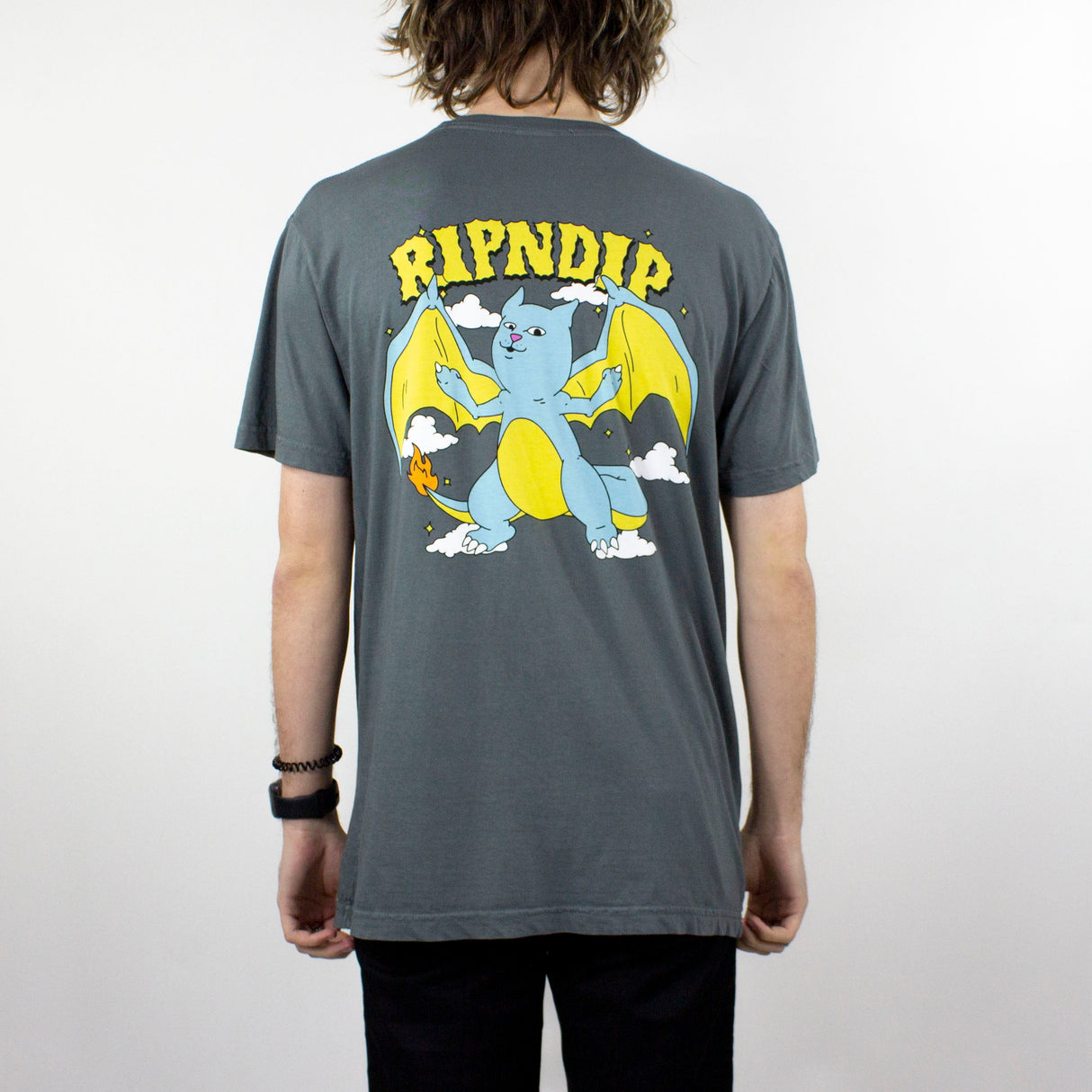 RIPNDIP Charanerm T-Shirt - Charcoal