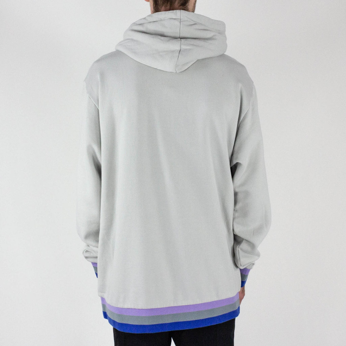 RIPNDIP Colour Block Logo Hoodie- Grey