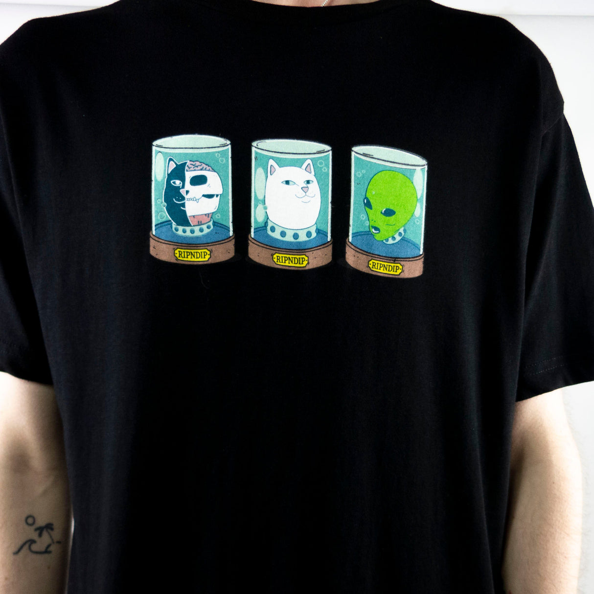 RIPNDIP Examination Observation T-Shirt - Black