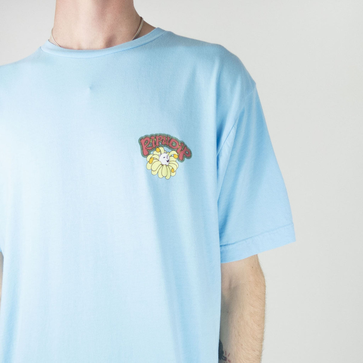 RIPNDIP Flower Power T-Shirt - Baby Blue