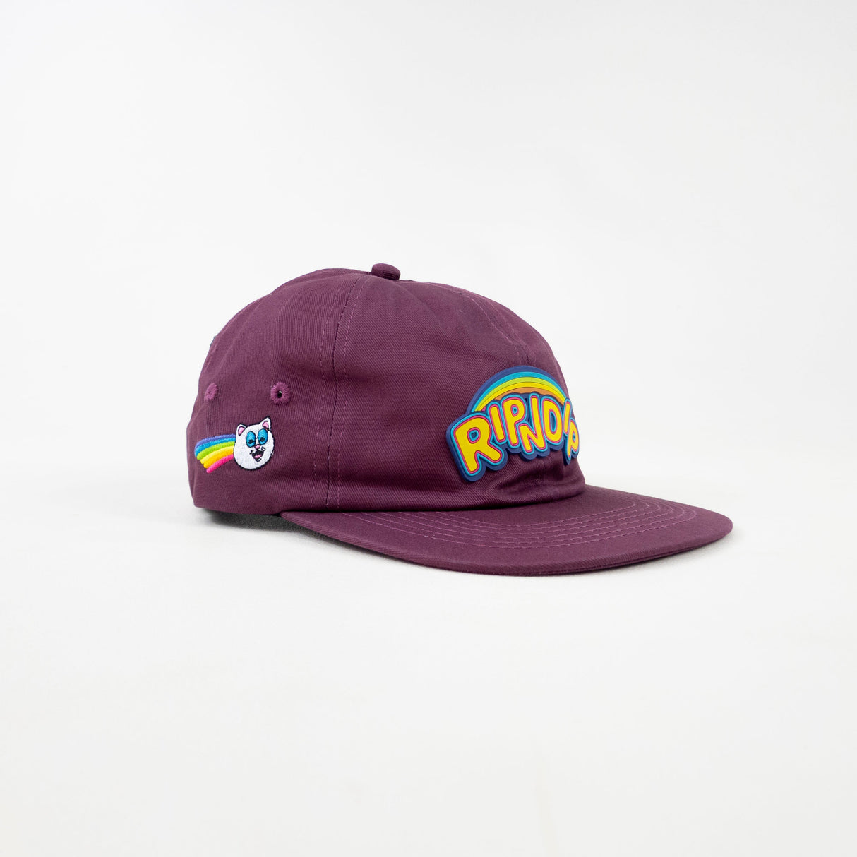 RIPNDIP Friends Forever 6 Panel Strapback Hat – Wine