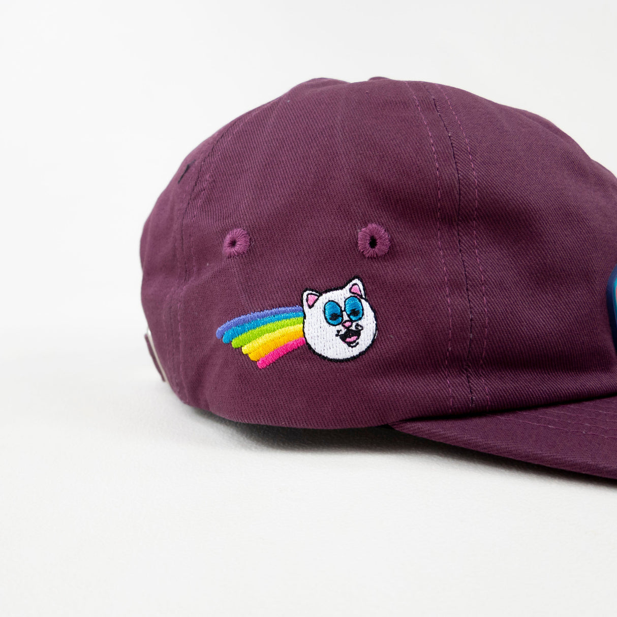 RIPNDIP Friends Forever 6 Panel Strapback Hat – Wine