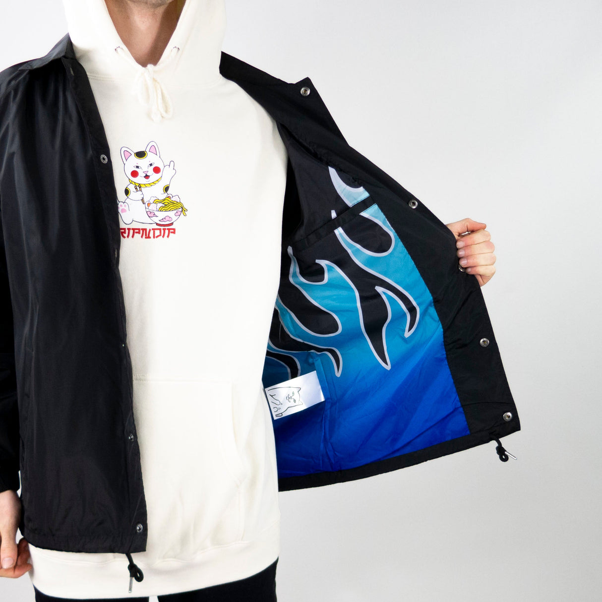 RIPNDIP Hades Coach Jacket - Black