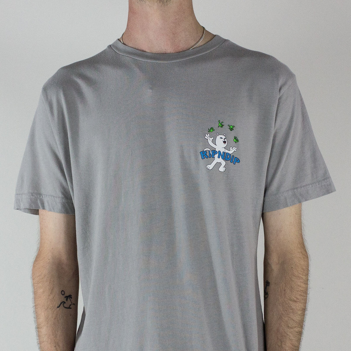 RIPNDIP Lucky Charm T-Shirt- Grey