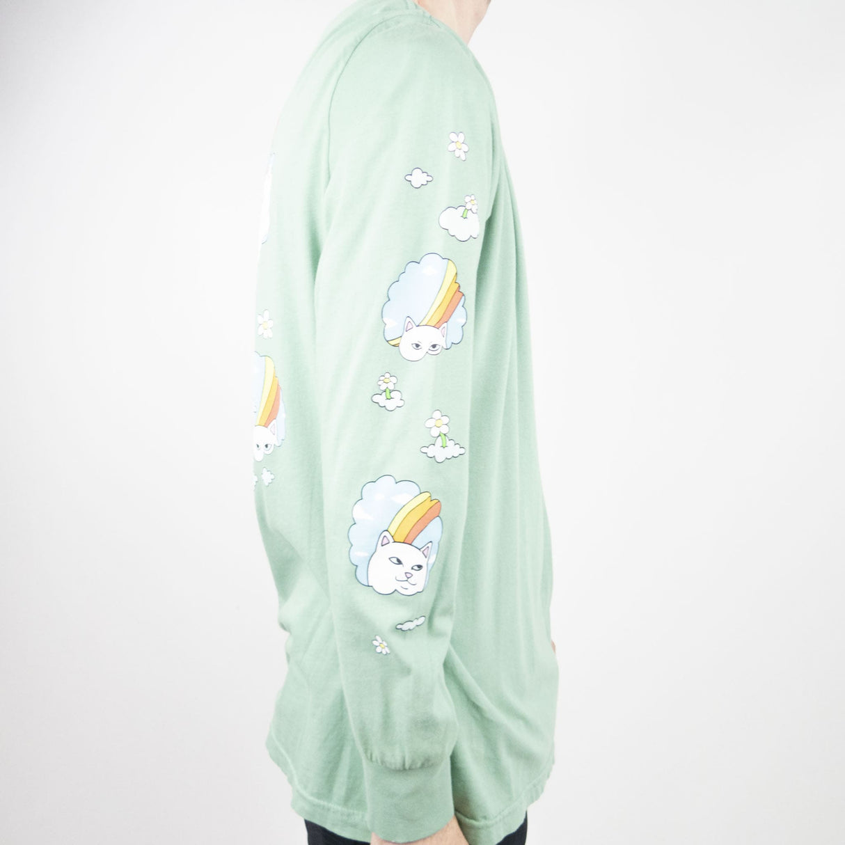 RIPNDIP Must Be Heaven Long Sleeve T-Shirt - Light Pine