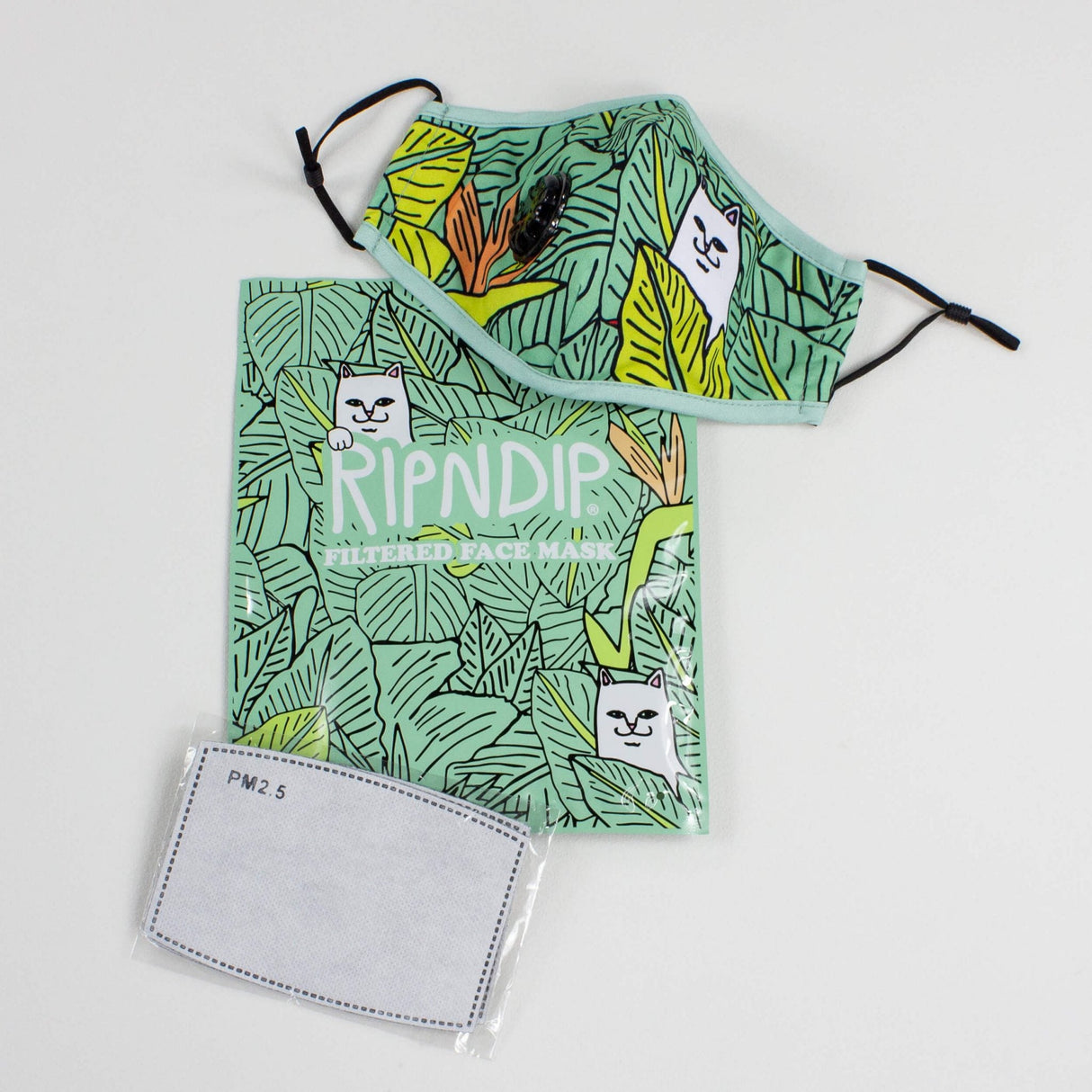 RIPNDIP Nermal Leaf Ventilated Mask- Green