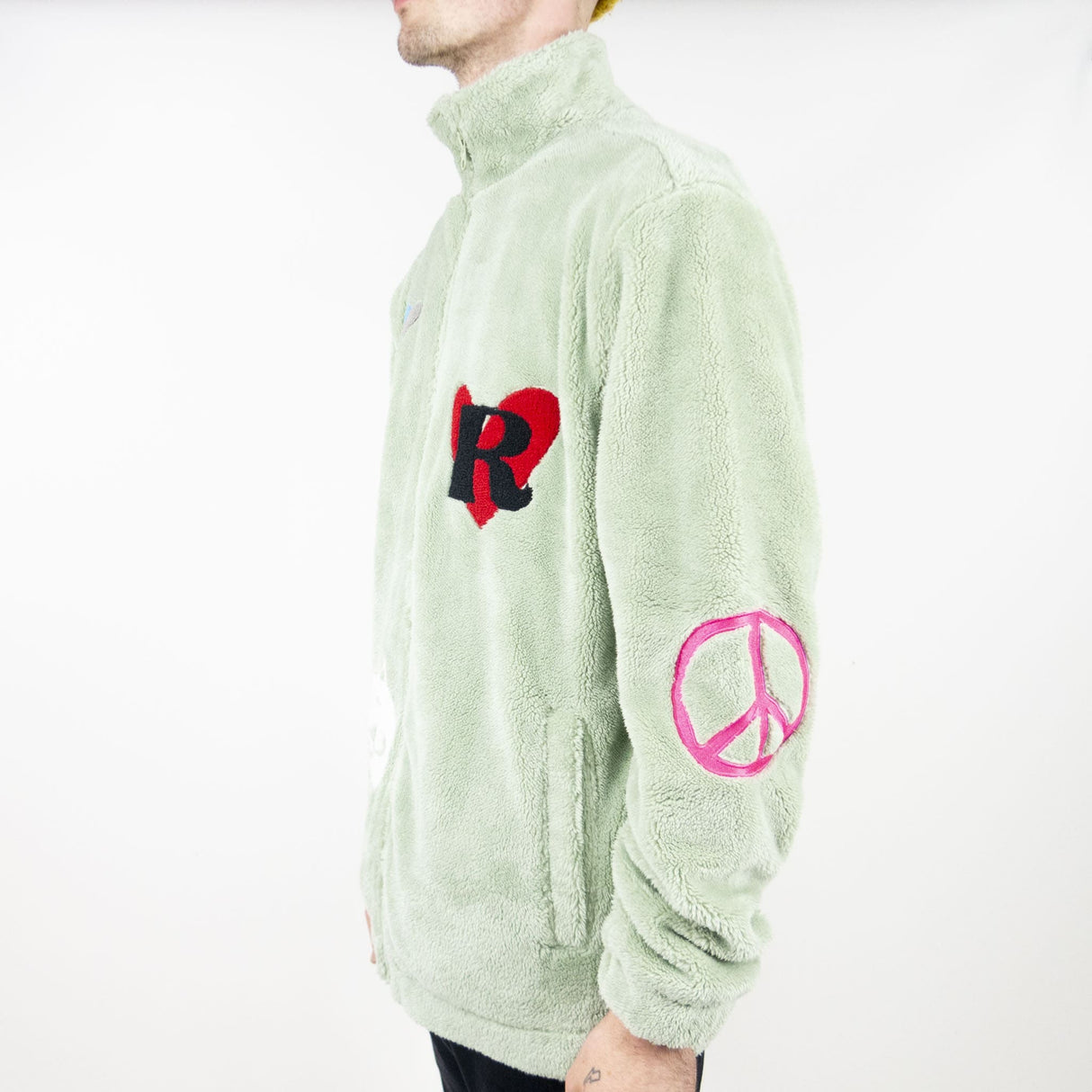 RIPNDIP Play Date Sherpa Jacket - Pistachio