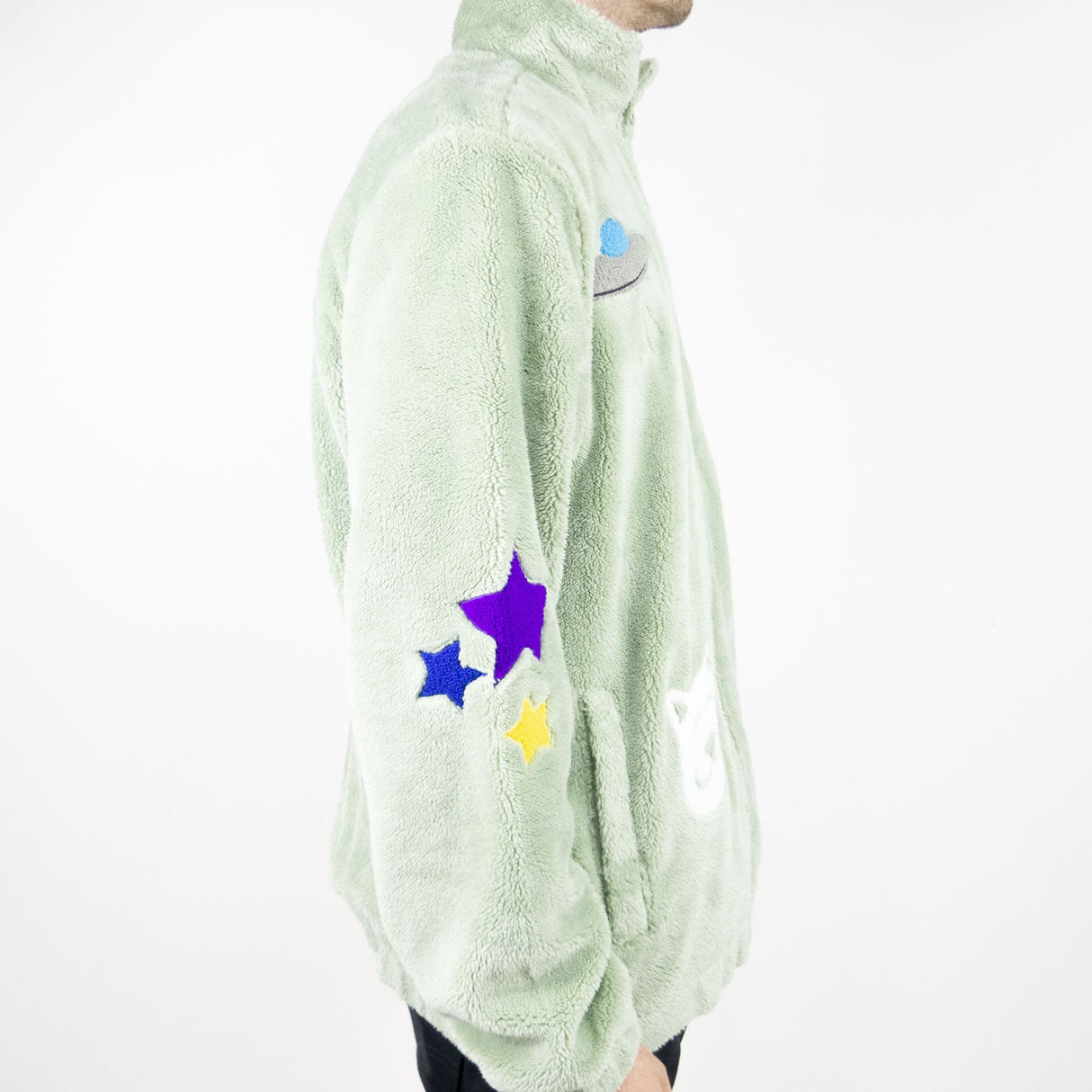 RIPNDIP Play Date Sherpa Jacket - Pistachio