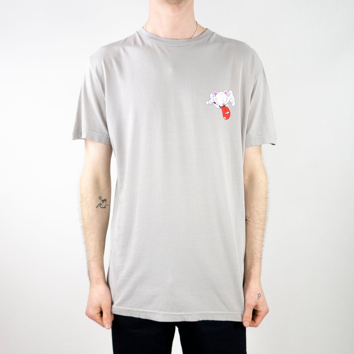 RIPNDIP Take Your Meds T-Shirt - Grey
