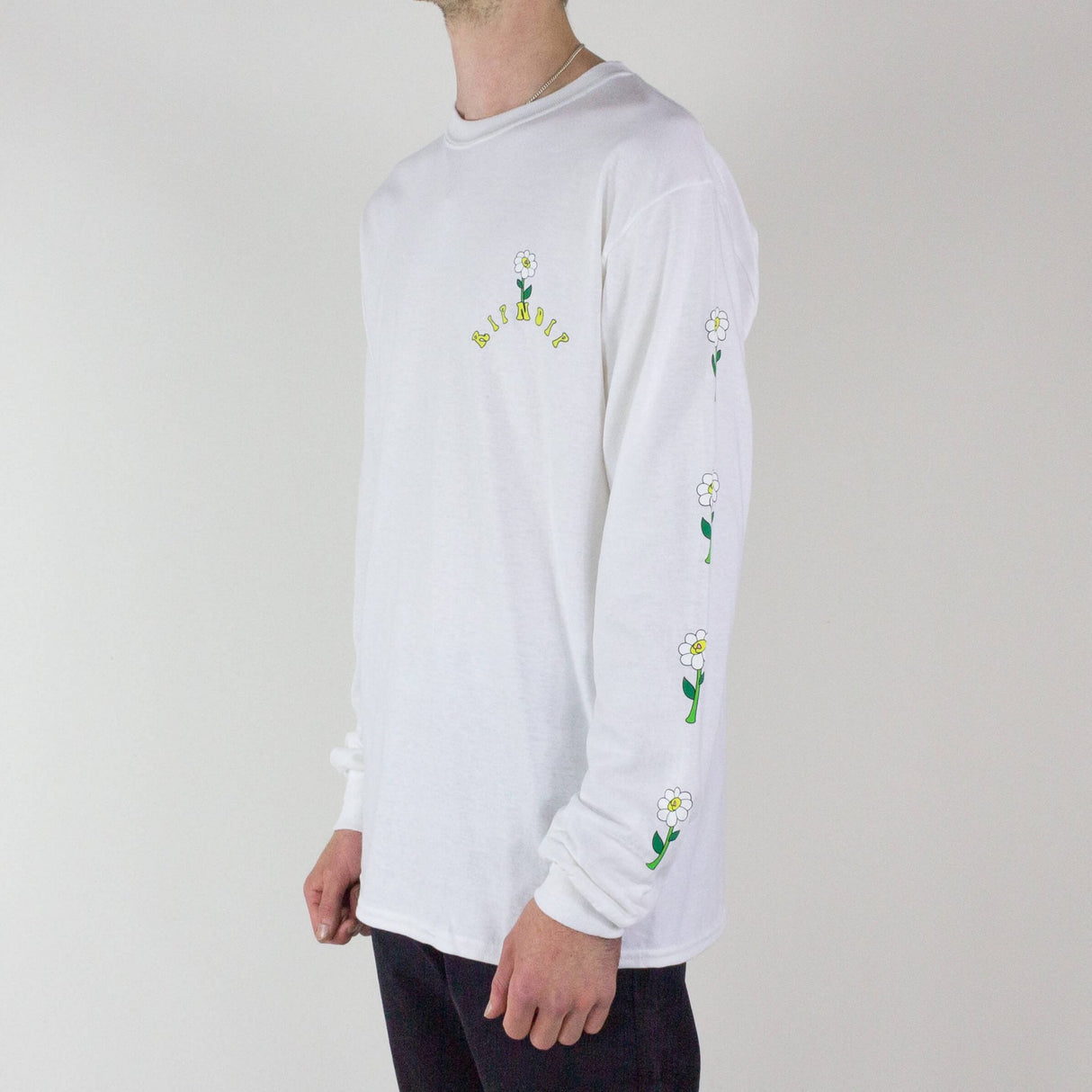 RIPNDIP Unicorn Rider Longsleeve T-Shirt- Natural
