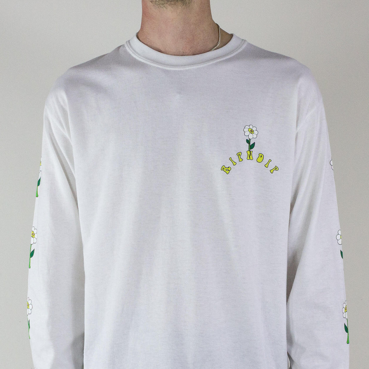 RIPNDIP Unicorn Rider Longsleeve T-Shirt- Natural