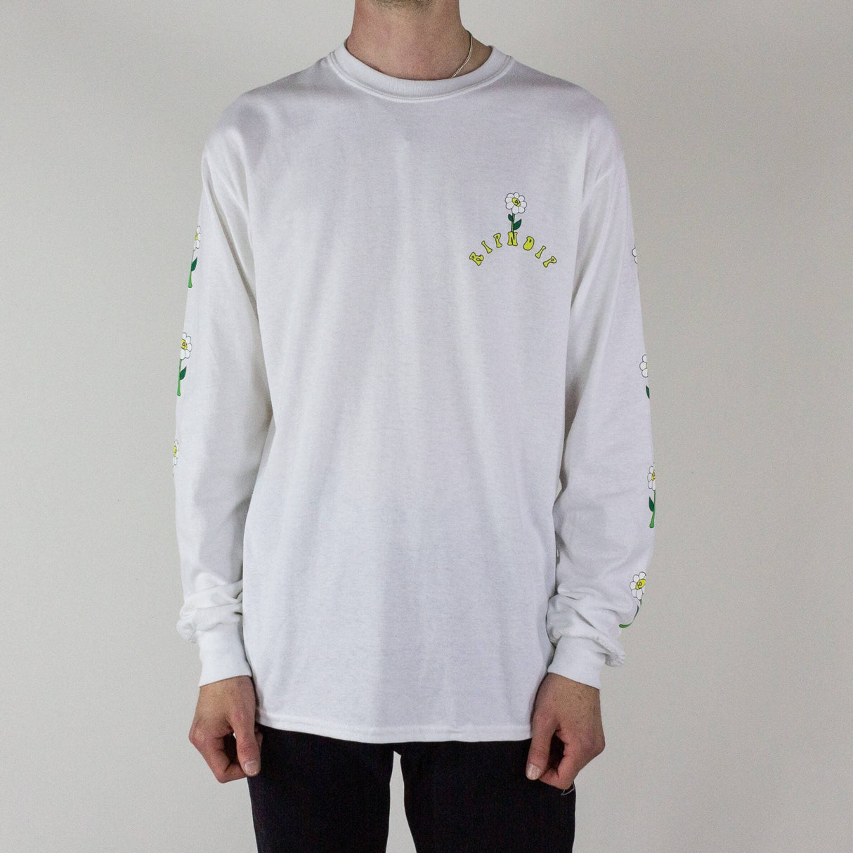 RIPNDIP Unicorn Rider Longsleeve T-Shirt- Natural