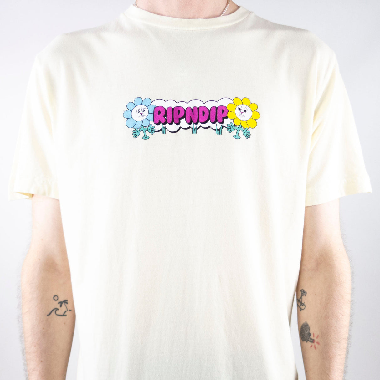 RIPNDIP Where's My Hug T-Shirt - Natural