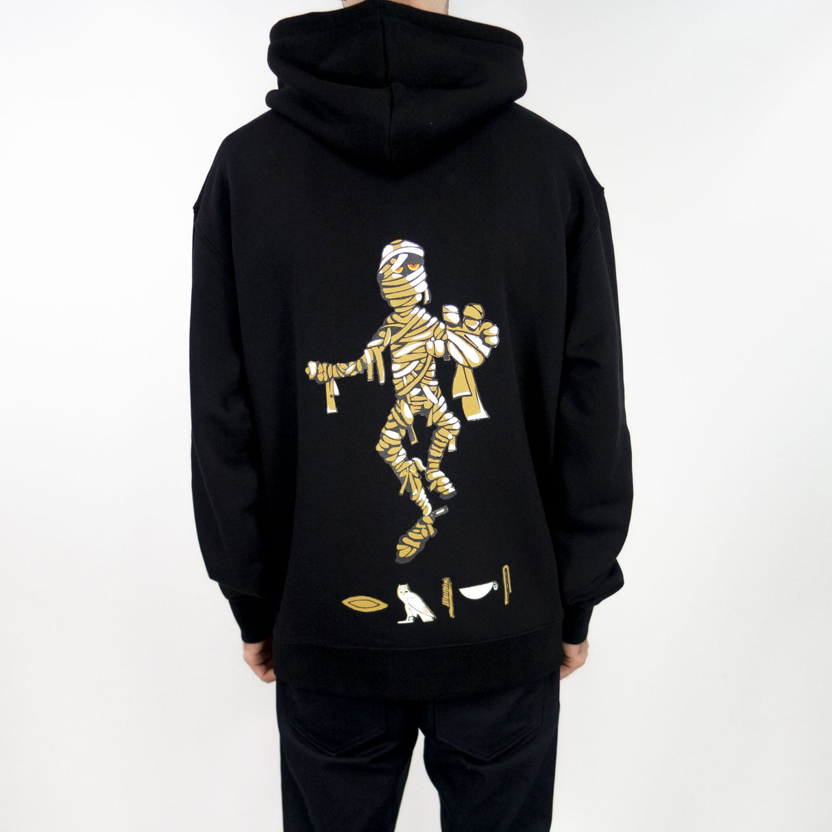 Remix Mummy Hoodie - Black