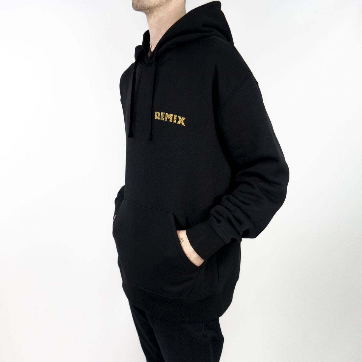 Remix Mummy Hoodie - Black