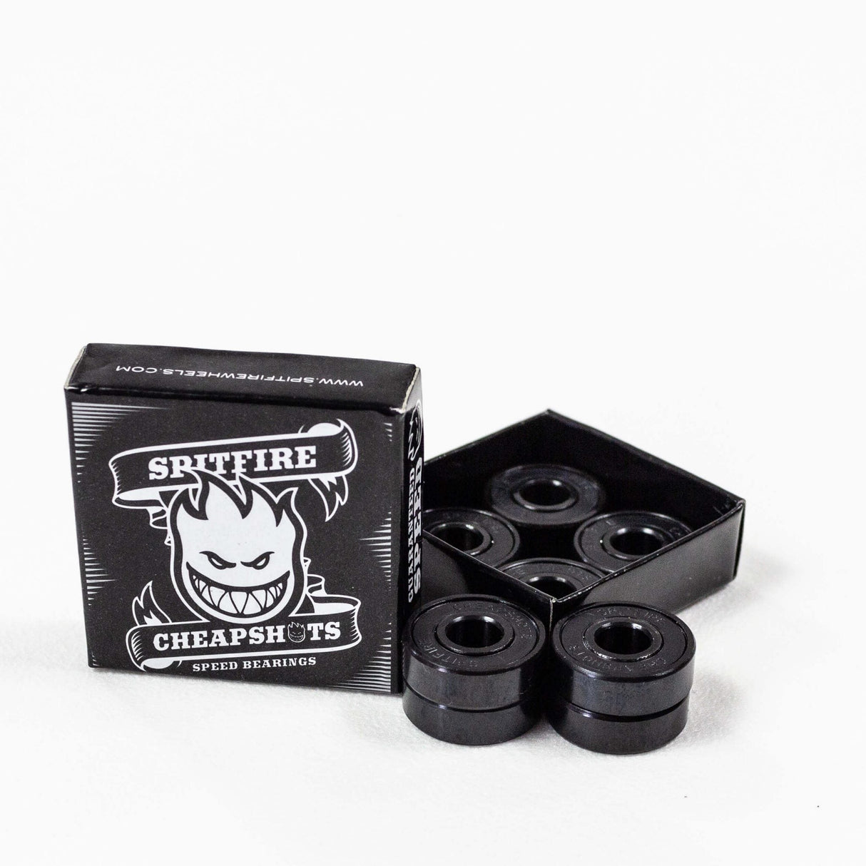 Spitfire Bearings Cheapshots - Black 8mm