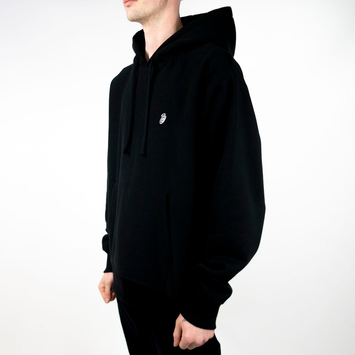 Stussy Swirl App. Hoodie – Black