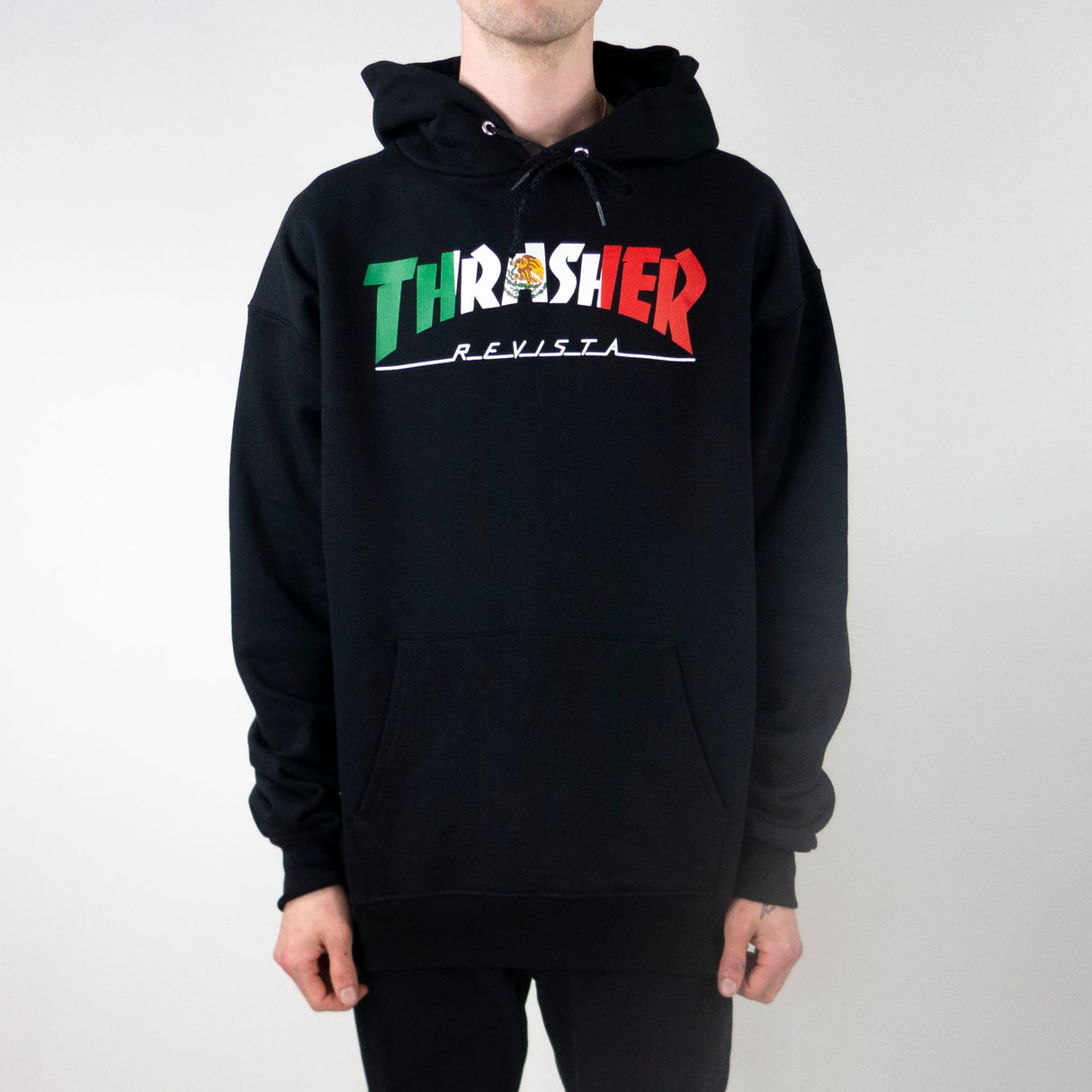 Thrasher Mexico Logo Hoodie - Black