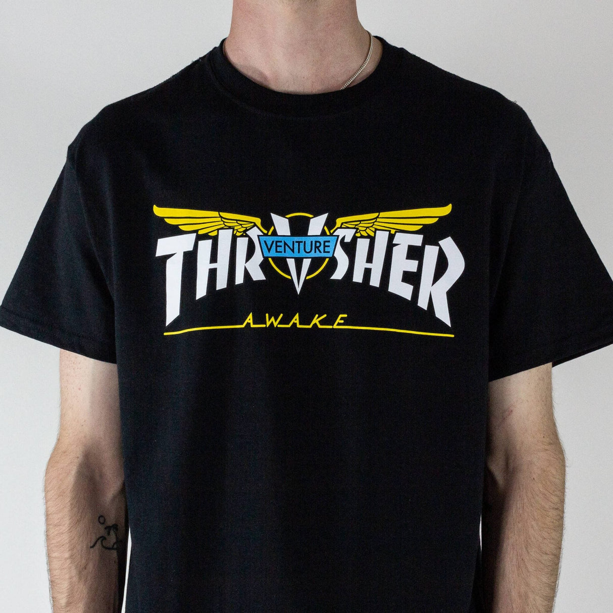 Thrasher Venture Collab T-Shirt- Black
