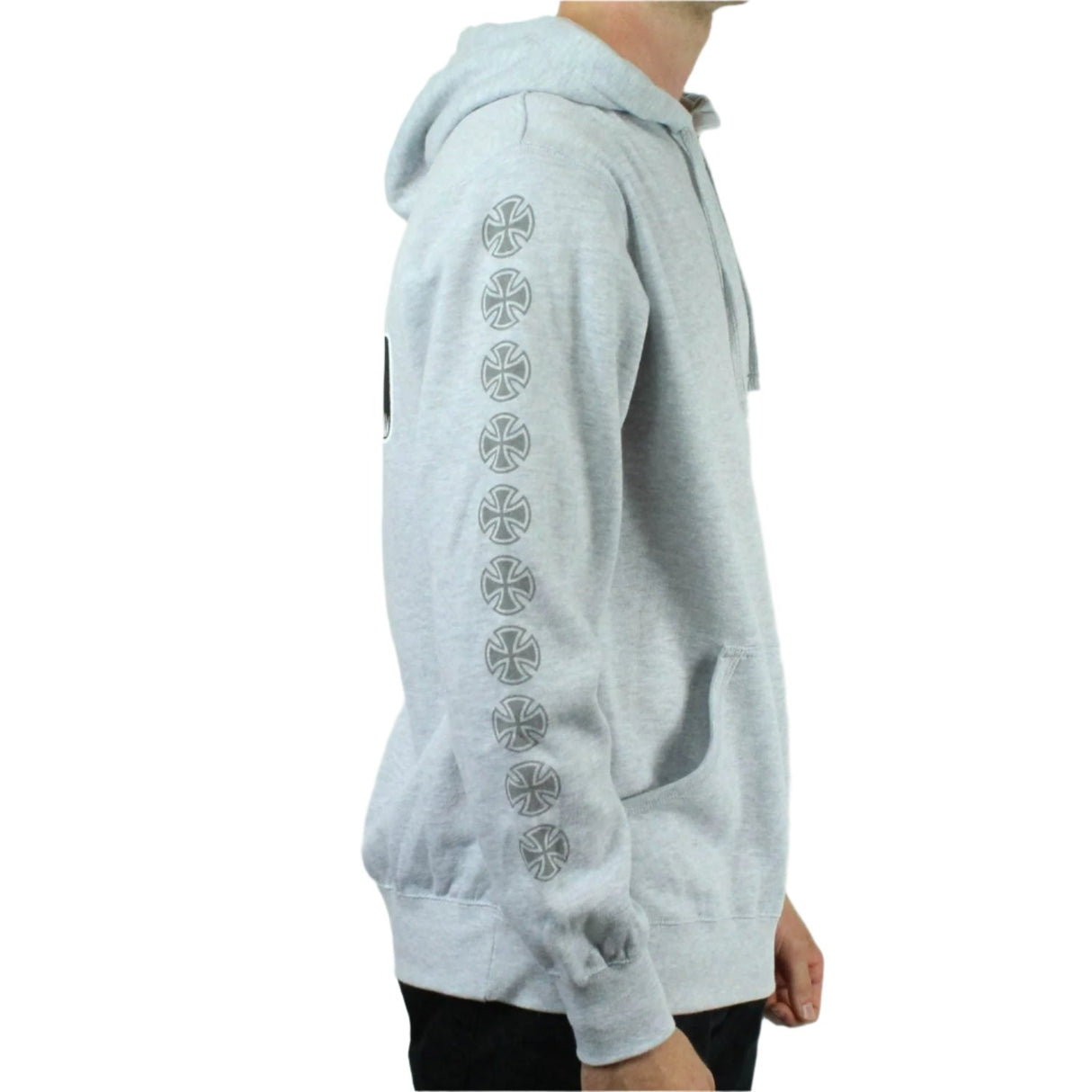 Thrasher x Independent Pullover Hooded Sweatshirt - Grey