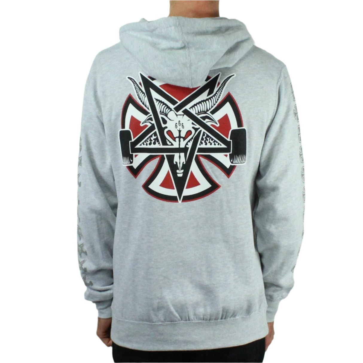 Thrasher x Independent Pullover Hooded Sweatshirt - Grey