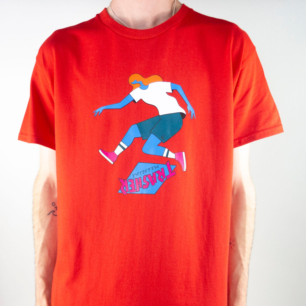 Thrasher x Parra Trasher Tre T-Shirt - Red