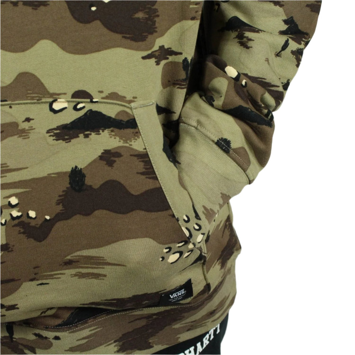 Vans Hunter Pullover Fleece Hooded Sweatshirt - Storm Camo