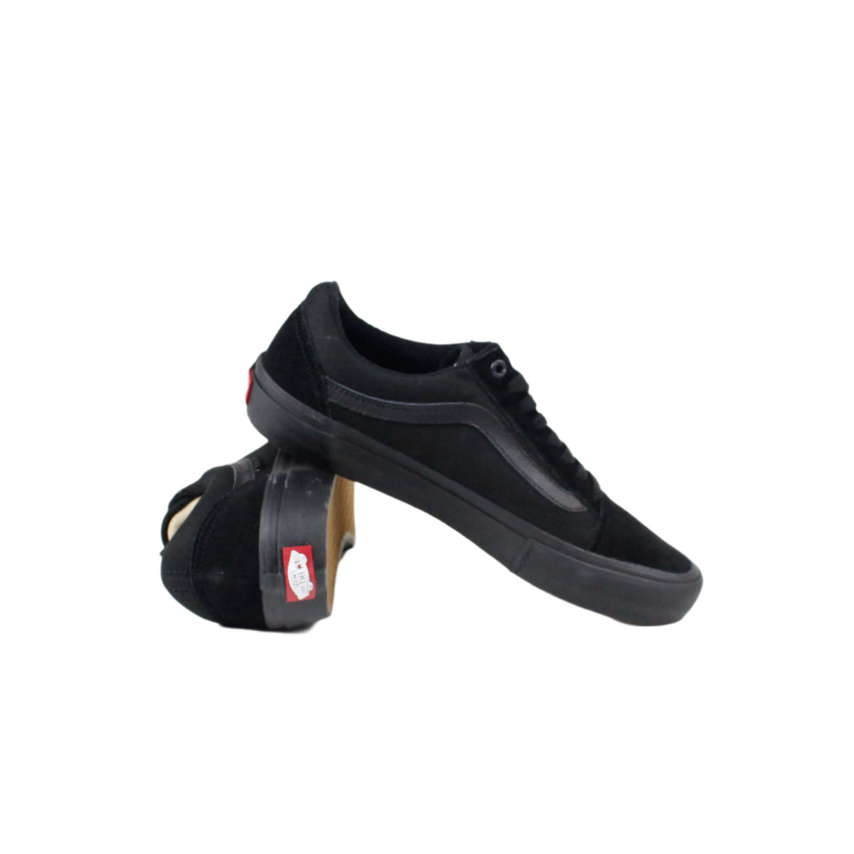 Vans Old Skool Pro Blackout Shoes - Black / Black
