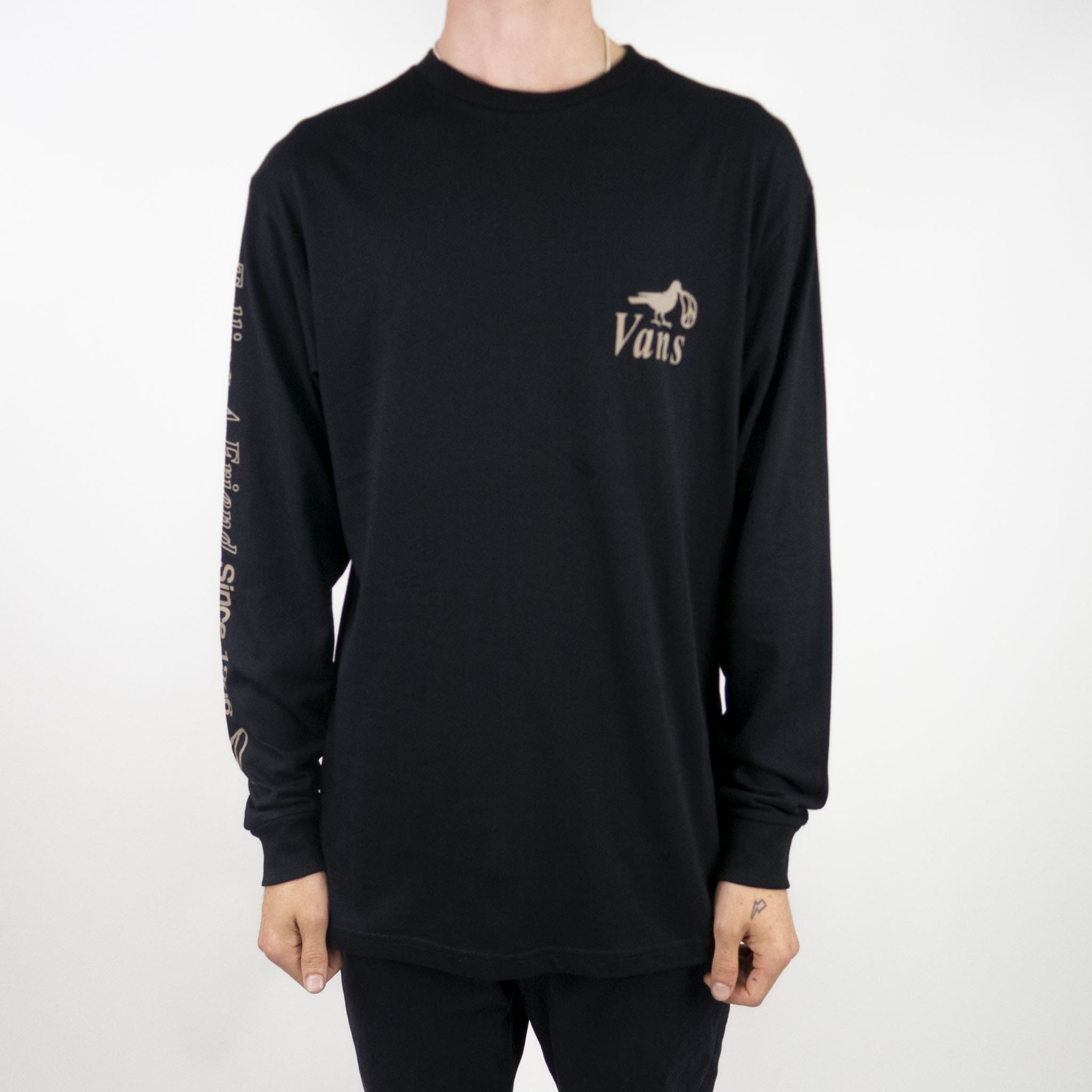 Black long sleeve vans hot sale shirt