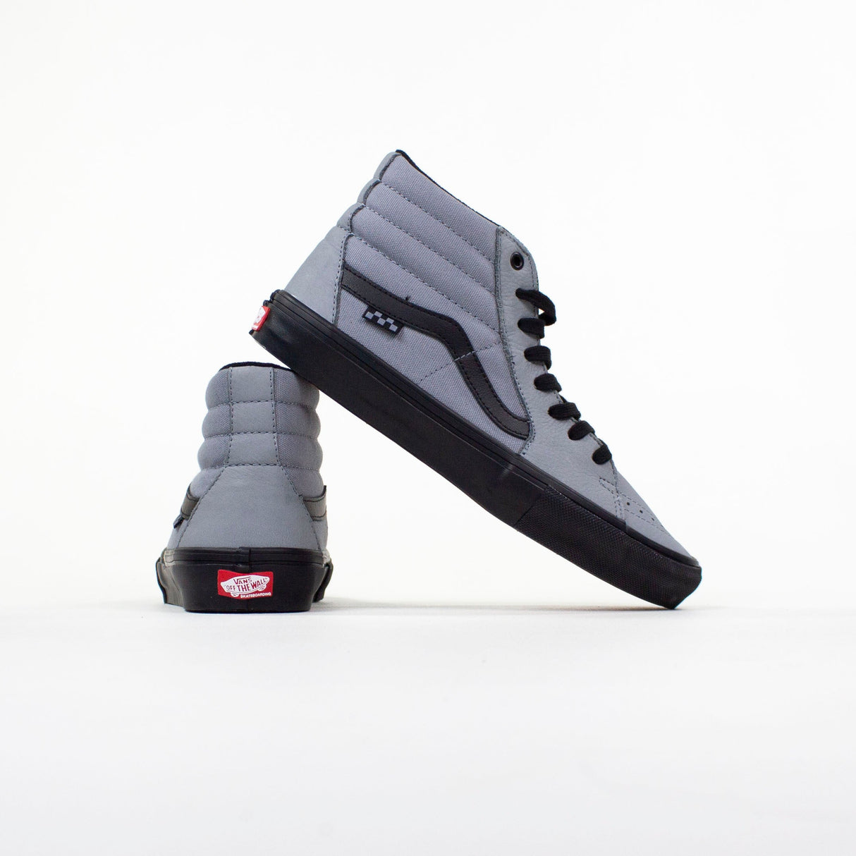 Vans Skate Sk8-Hi Pro Shoes - Nubuck Washed Blue / Black